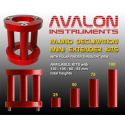 Mini rehausseur 55 mm Avalon en déclinaison pour monture M-Uno