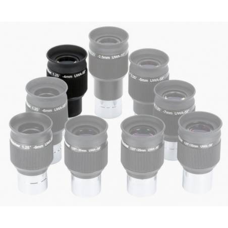 Oculaire Sky-Watcher WA Super Plössl 4 Mm 58° – Grossissement Puissant Pour Planètes Et Lune