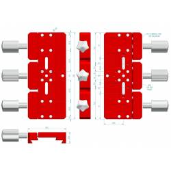 Maxi queue d'aronde PLUS à 3 boutons, types Vixen/Losmandy Prima Luce Lab