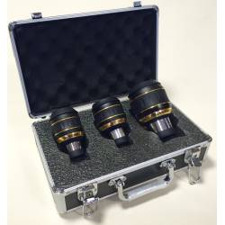 Set d'oculaires Sky-Watcher UWA 82° (23 mm, 7 mm, 15 mm) + valise