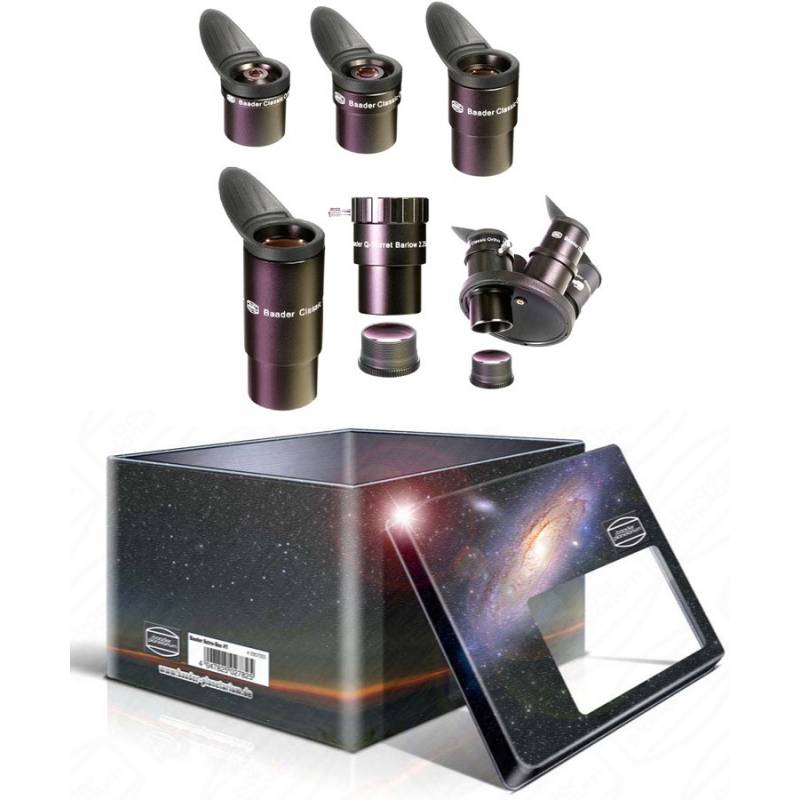 Lentille Barlow Baader 2,25x/1,3x - Pour Télescopes 1,25" - Grossissement Variable Qualité HT Multicouche
