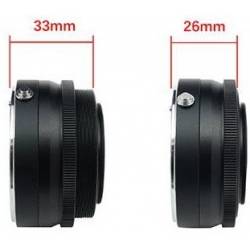Adaptateur CCD TS-Optics pour objectif Canon EOS vers filetage T2