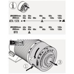 Multiplicateur de focale ME 1,7x Swarovski pour longue-vue