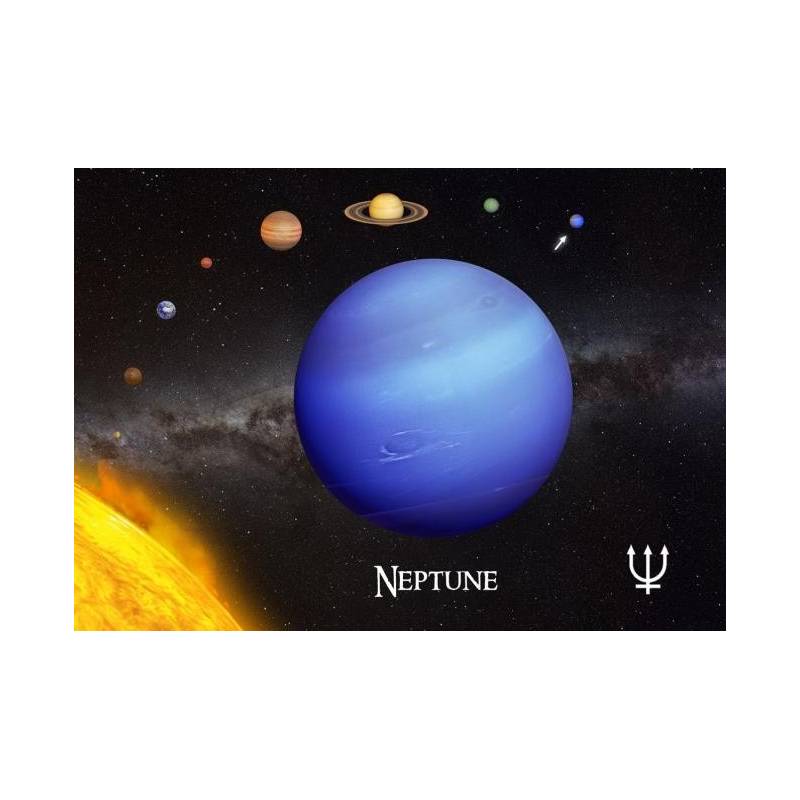 Carte 3D Neptune