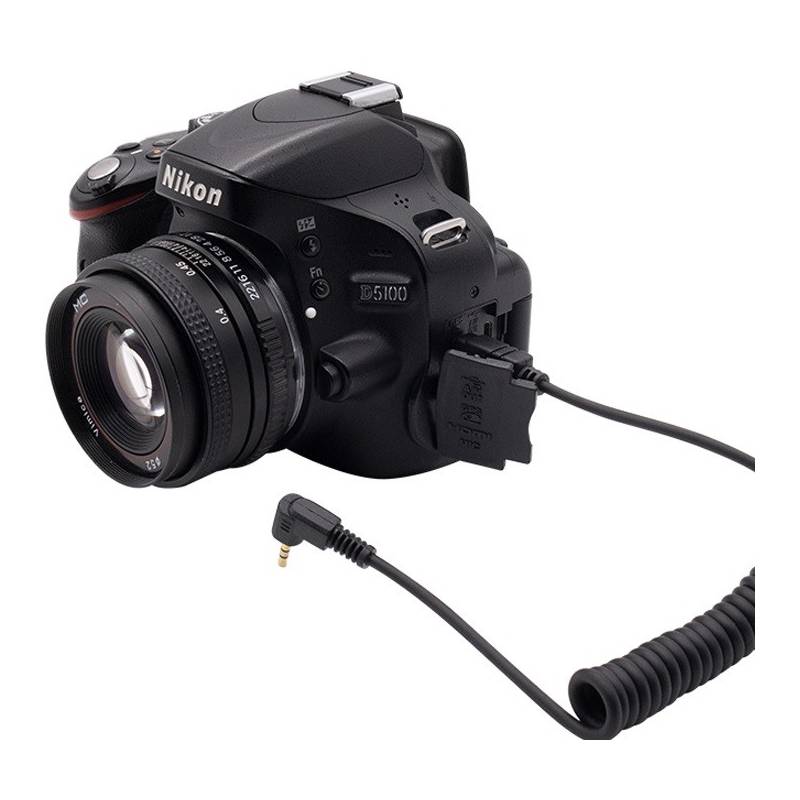 Câble Déclencheur Remote Pour Nikon - Connecteur 2.5mm-DC2/N3 - Compatible D750, D600, D7100, D90 Et Autres