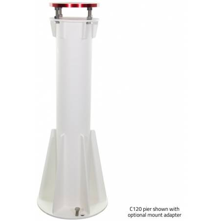 Pilier C120 Prima Luce Lab pour socle béton, compatible montures lourdes charges