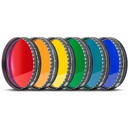 Jeu de 6 filtres planétaires colorés Baader 50,8 mm - 2458310