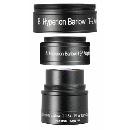 Lentille de Barlow Baader Hypérion zoom 2.25x, 31.75mm - 2956180