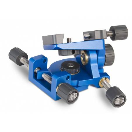 Platine Baader micrométrique Stronghold pour charge lourde (bleu) - 2450310B