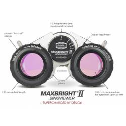 Tête binoculaire Baader MaxBright II coulant 31,75 mm - BA2456460