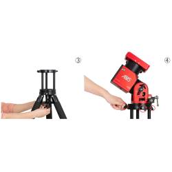 Allonge 16 cm pour trépied TC40 ZWO - ZWPE160