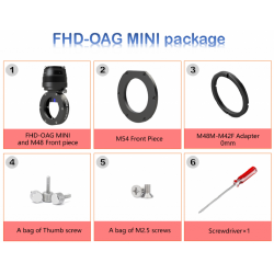 Diviseur Optique Guideur hors axe OAG-Mini Player One - POA-OAG-MINI - PO027