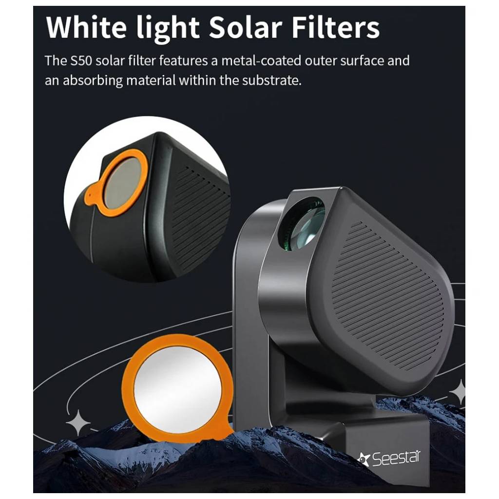 Filtre Solaire Télescope 145 Mm Pour 127SLT - Accessoire Astronomique Sécurisé Avec Revêtement Haute Densité