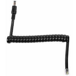 Câble Celestron jack 2,1 mm / RJ 25 cm pour résistances chauffantes Celestron DewHeaters