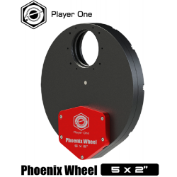 Roue à filtres Phoenix 5 x 50,8mm (ou 5 filtres 50 mm non montés) Player One - POA-PW5X2