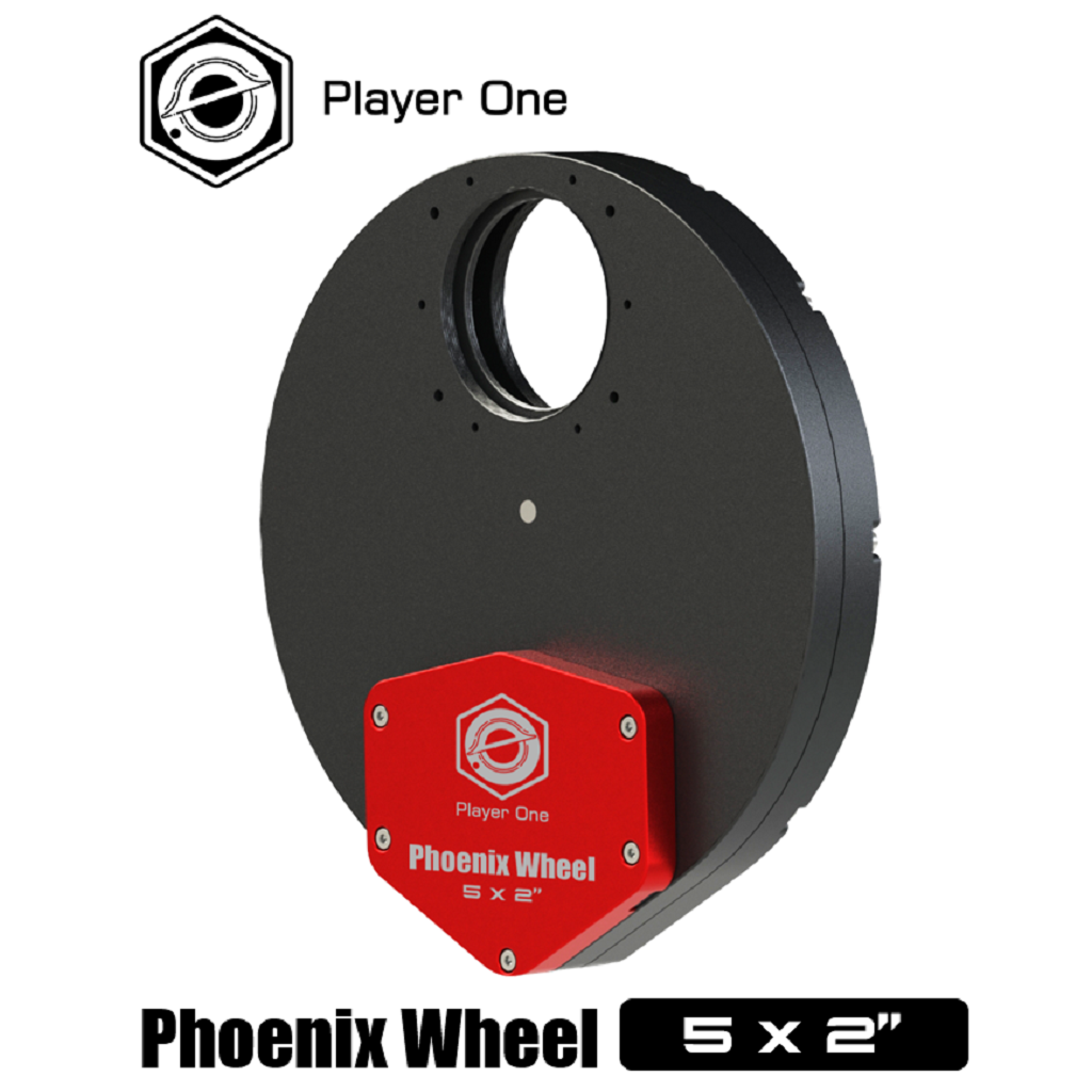Roue à filtres Phoenix 5 x 50,8mm (ou 5 filtres 50 mm non montés) Player One - POA-PW5X2