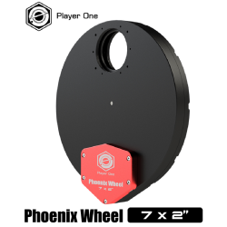 Roue à filtres Phoenix 7 x 50,8mm (ou 7 filtres 50 mm non montés) Player One - POA-PW7X2