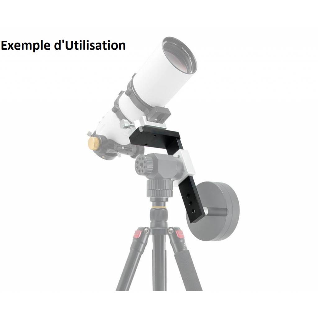 Plaque d'adaptation TS-Optics pour montures altazimutales avec compensation de poids