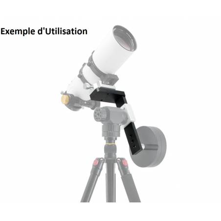 Plaque d'adaptation TS-Optics pour montures altazimutales avec compensation de poids