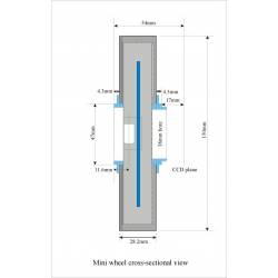 Roue à filtres mini-USB Motorisée Starlight Xpress 36 mm non montés