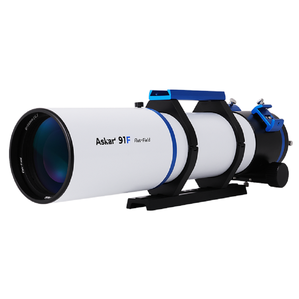 Lunette Apochromatique Askar APO 91F 91mm F/6.7 Quadruplet Petzval - Focuseur rotatif Rack&Pinion 2.4"
