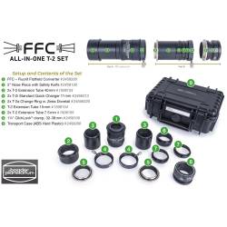 Kit FFC Baader tout-en-un grossissement 3-4x pour caméras T-2 et 1.25" - 2458281