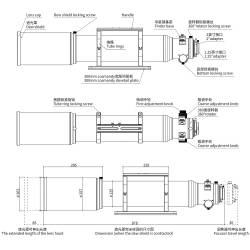 Lunette Apochromatique Askar APO 131F 131mm F/7,5 Quadruplet - Focuseur rotatif Rack&Pinion 3" askar sharstar