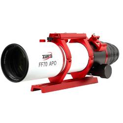Lunette ZWO Apochromatique FF70 70mm F/7 Quadruplet - Focuseur rotatif Rack&Pinion 2.4"
