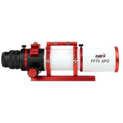 Lunette ZWO Apochromatique FF70 70mm F/7 Quadruplet - Focuseur rotatif Rack&Pinion 2.4"