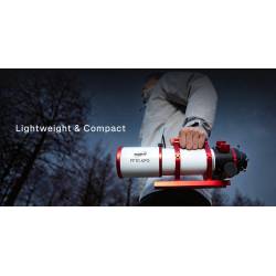 Lunette ZWO Apochromatique FF70 70mm F/7 Quadruplet - Focuseur rotatif Rack&Pinion 2.4"
