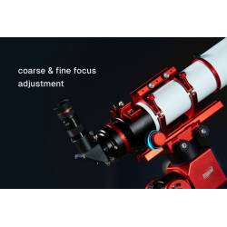Lunette ZWO Apochromatique FF70 70mm F/7 Quadruplet - Focuseur rotatif Rack&Pinion 2.4"