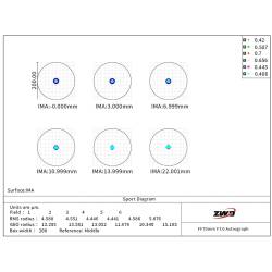 Lunette ZWO Apochromatique FF70 70mm F/7 Quadruplet - Focuseur rotatif Rack&Pinion 2.4"
