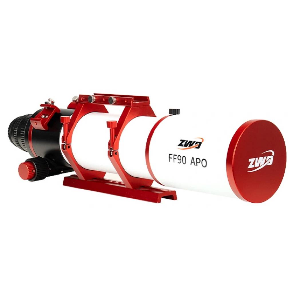 Lunette ZWO Apochromatique FF90 90mm F/6,8 Quadruplet - Focuseur rotatif Rack&Pinion 3"