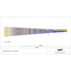 Lunette ZWO Apochromatique FF110 110mm F/7 Quadruplet - Focuseur rotatif Rack&Pinion 3"