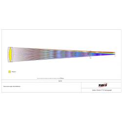 Lunette ZWO Apochromatique FF131 131mm F/7,5 Quadruplet - Focuseur rotatif Rack&Pinion 3"