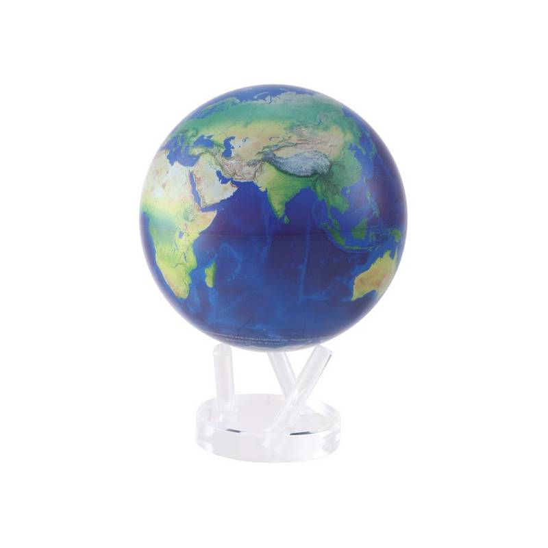 Globe Mova en rotation Terre nature 8.5"