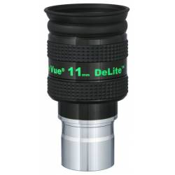 Oculaire Televue DeLite 11Oculaire Televue DeLite, 18,2 mm de focale, champ apparent de 62°, coulant 31.75 mm (1.25"). mm 62°